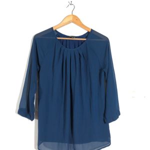 Navy Blue Casual Top (Women’s)