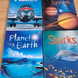 Planes, Solar System, Sharks, Planet Earth.