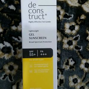 Deconstruct Gel  Sunscreen