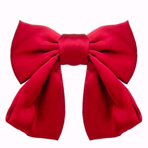 A Red Bow Clip Hair