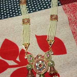 Rani Har Long Necklace With Earning