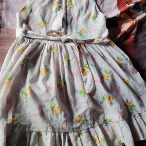 This Beautiful Frock For 2-4 Yrs Girl