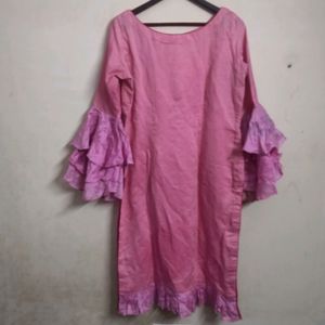 Ethnic Pink Kurta (Women's)