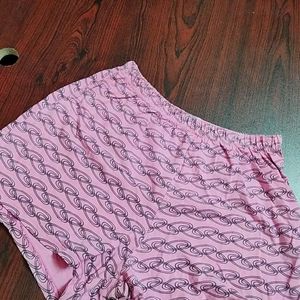 Pink Cotton Shorts