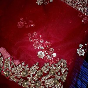 Bridal Dabka Work Dupatta