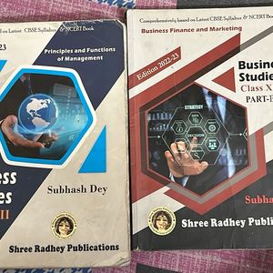 Class 12 Subhash Dey Business Studies Set Of 3