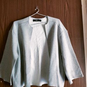 Zara Knit Grey Style Upper Shrug