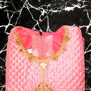 Pink Crop Top (Blouse ) New Best Quality