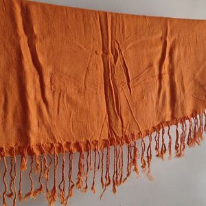 Women's Orange Thick Fabric Dupatta