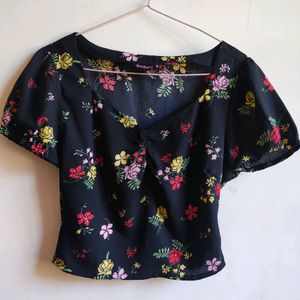 Floral Crop Top