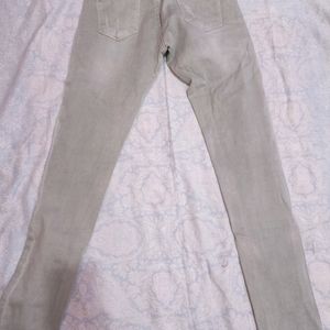 Beige Deal Slim Fit Jeans