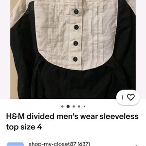 H&m Aesthetic Sleeveless Top