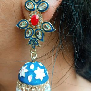 Meenakari Jhumka_3