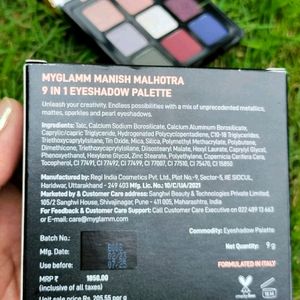 Myglamm Manish Malhotra Eyeshadow Pack Of 2