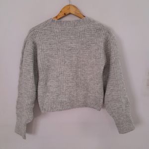 Grey Sweater Style Top (Women's)