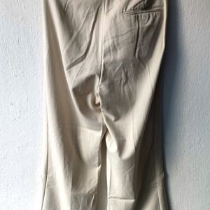 Off White Boot Cut Trouser