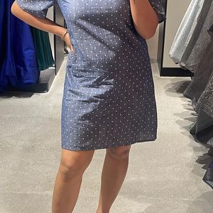 Blue Polka Dot Dress