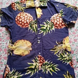 Men Pineapple Printed Shirt