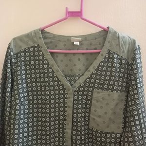 A Casual Tunic Top Of Grey Colour