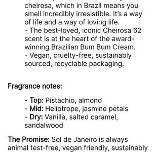 SDJ 62 cheirosa perfume mist 😍