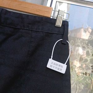 Black Jean Skirt ( Imported)