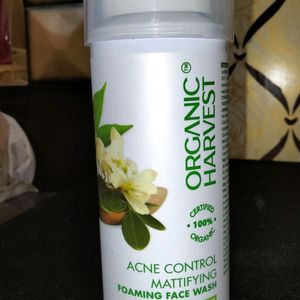 Organic Harvest Acne Control Foming Face Wash