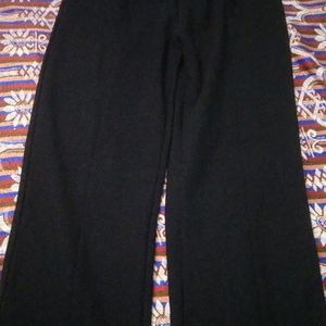 Black Flared  Trousers