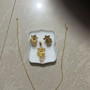 Vintage Gold Plated Set