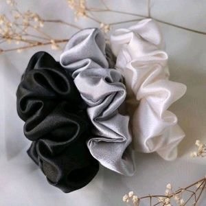 Satin scrunchies