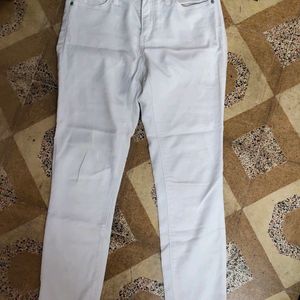 Skinny Off White Pent