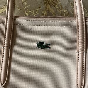 Lacoste Baby Pink Tote Bag