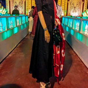 Chhat Puja Offer 🎉 Black Anarkali With Dupatta