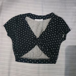 Polka Dot Blouse Top