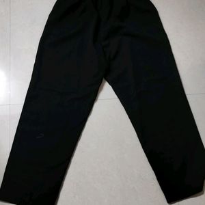 Black Straight Fit Pant