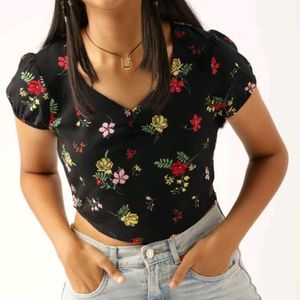 Floral Crop Top