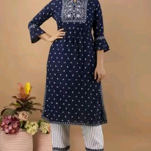 🆓 Delivery 🚚 🆕 M Size Kurta Pant Set Women