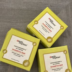 Pack Of 3 Earth Rhythmhair Nourishment Shampoo Ba