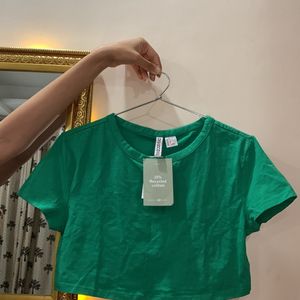 H&m Crop Tee