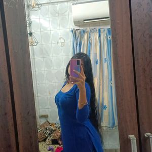 Short Blue Kurti