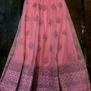 Beautiful Onion Pink Heavy Work Lehenga