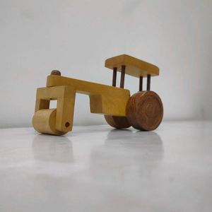 Antique Road Roller Wooden