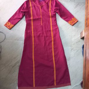 Pink Beautiful Kurti