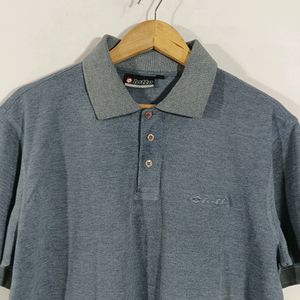 Grey Plain Casual T-Shirt (Men)