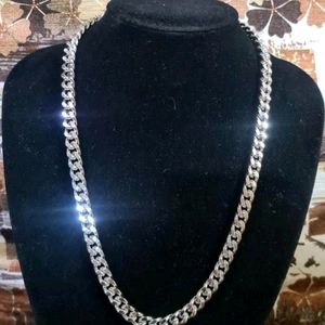 45cm Long Silver Chain Necklace
