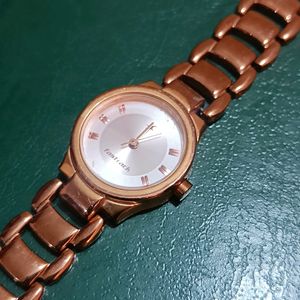 Fastrack Rose Gold Dial Watch (Analog)