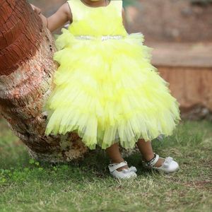 Lemon Yellow Pretty Frock