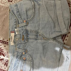 ice blue original levis shorts