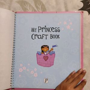 Princess Craft Book For Girls (Hard Cover Spiral)