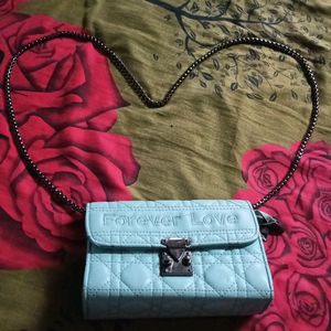 Sea Green Sling Bag