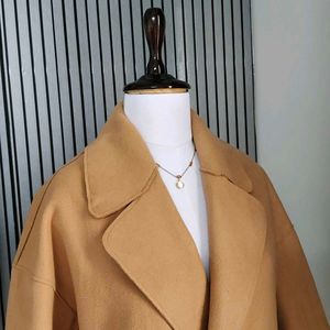 🆕 Nude Pocket Detail Shawl Collar Coat